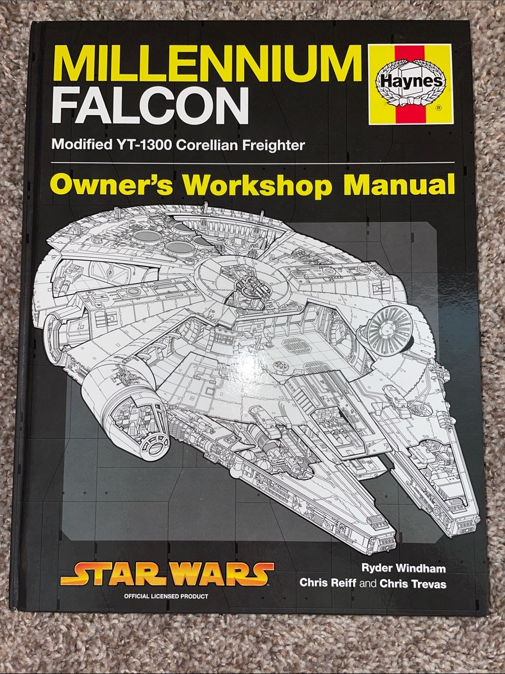 Star Wars Millennium Falcon Owner's Workshop Manual - Black, Yellow, White